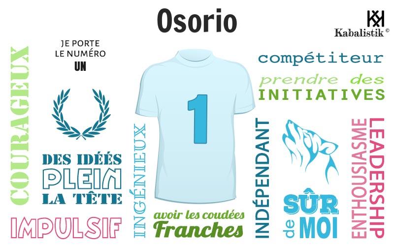 La signification numérologique du prénom Osorio