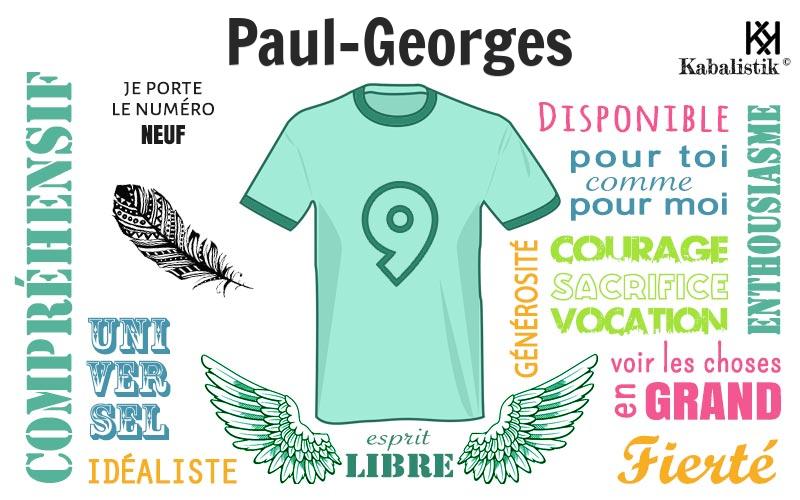 La signification numérologique du prénom Paul-georges
