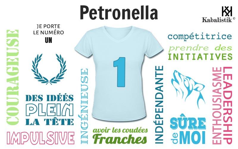 La signification numérologique du prénom Petronella