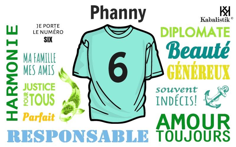 La signification numérologique du prénom Phanny