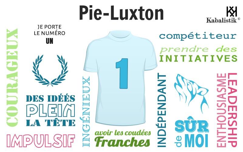 La signification numérologique du prénom Pie-luxton