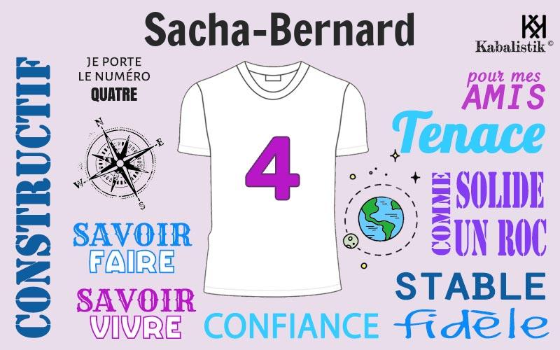 La signification numérologique du prénom Sacha-bernard
