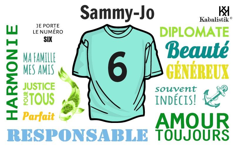 La signification numérologique du prénom Sammy-jo