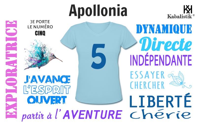 La signification numérologique du prénom Apollonia