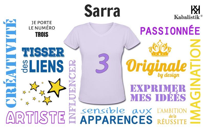 La signification numérologique du prénom Sarra