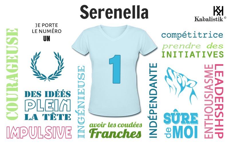 La signification numérologique du prénom Serenella