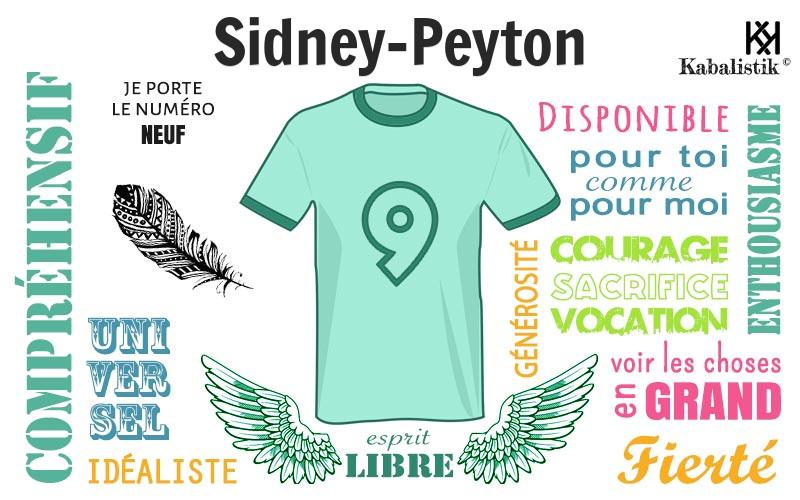 La signification numérologique du prénom Sidney-peyton