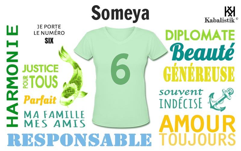 La signification numérologique du prénom Someya