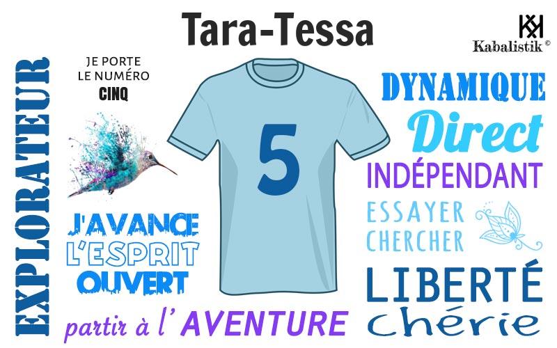 La signification numérologique du prénom Tara-tessa