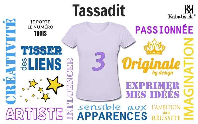 La signification numérologique du prénom Tassadit