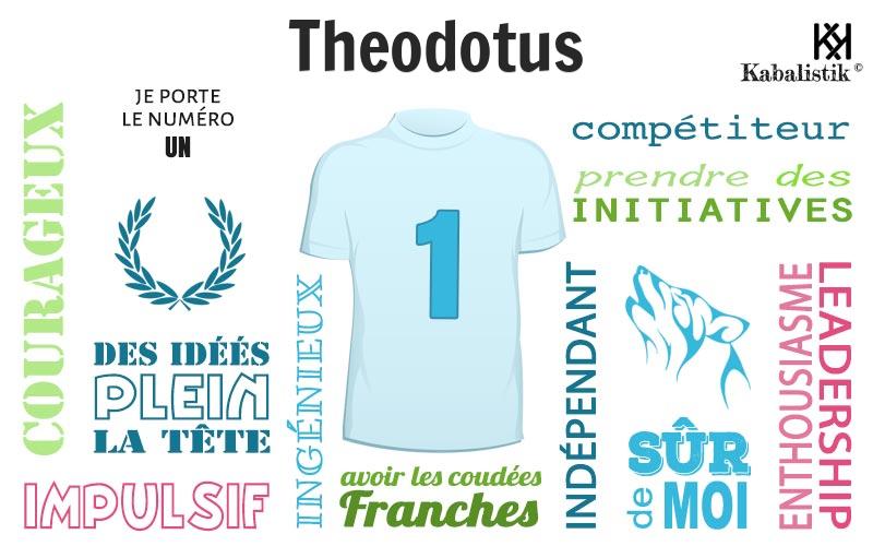 La signification numérologique du prénom Theodotus