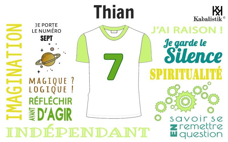 La signification numérologique du prénom Thian