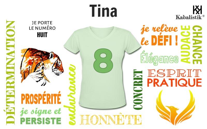 La signification numérologique du prénom Tina