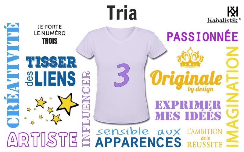 La signification numérologique du prénom Tria