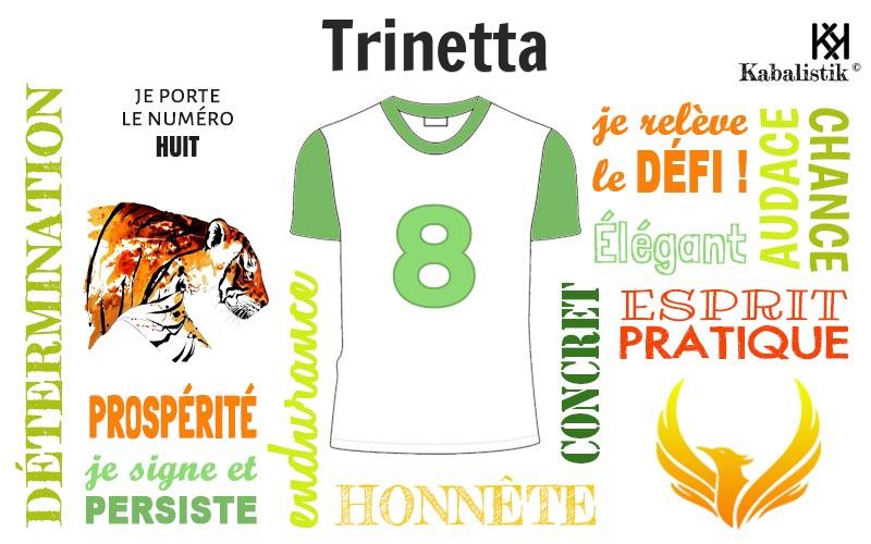 La signification numérologique du prénom Trinetta