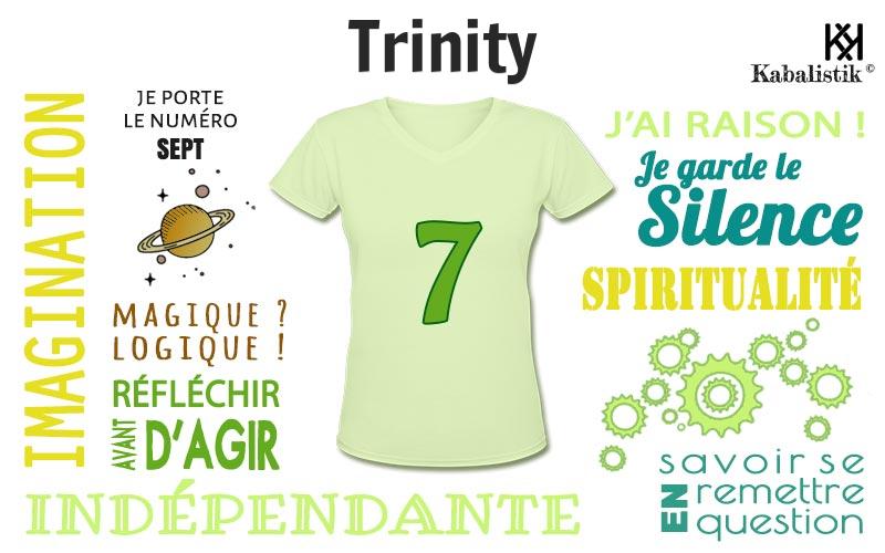 La signification numérologique du prénom Trinity