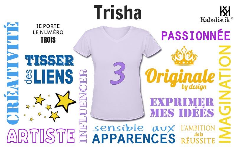 La signification numérologique du prénom Trisha