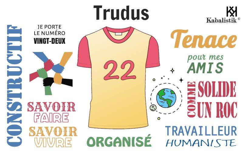 La signification numérologique du prénom Trudus