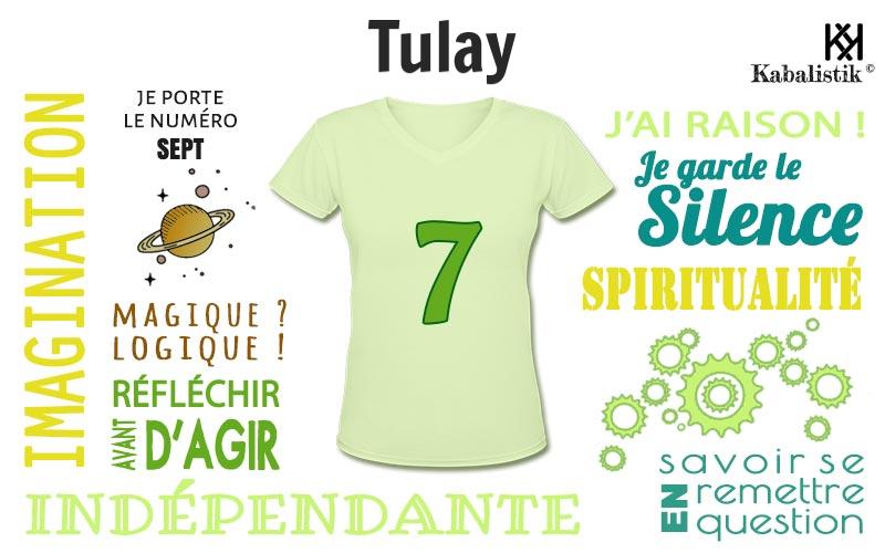 La signification numérologique du prénom Tulay