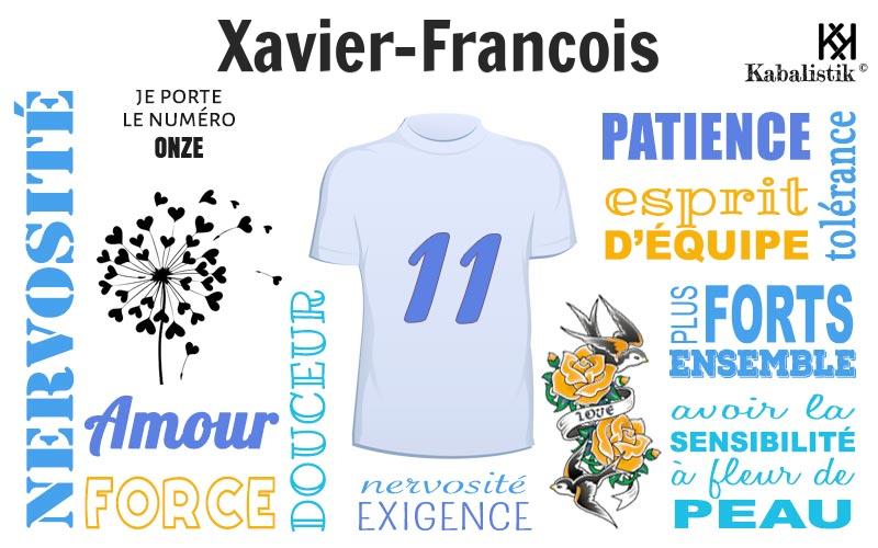 La signification numérologique du prénom Xavier-francois