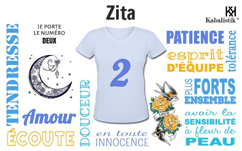 La signification numérologique du prénom Zita
