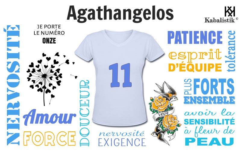 La signification numérologique du prénom Agathangelos