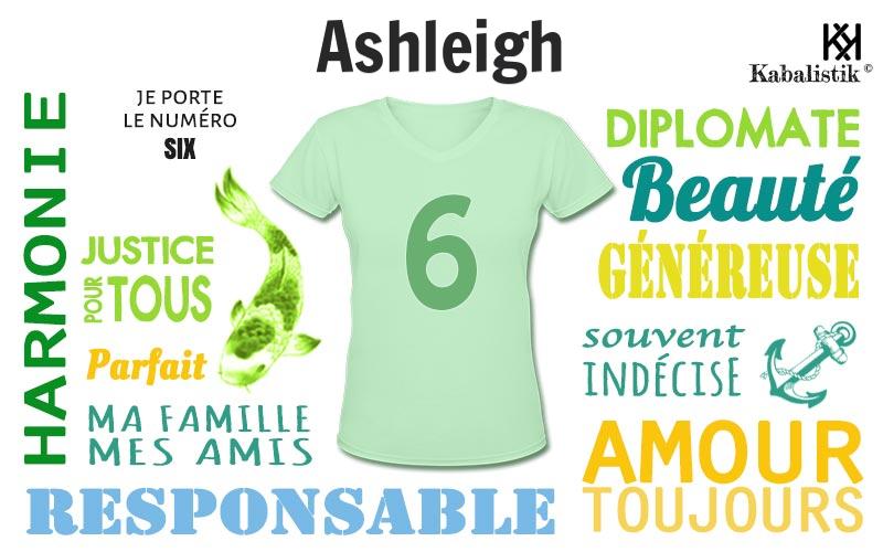La signification numérologique du prénom Ashleigh