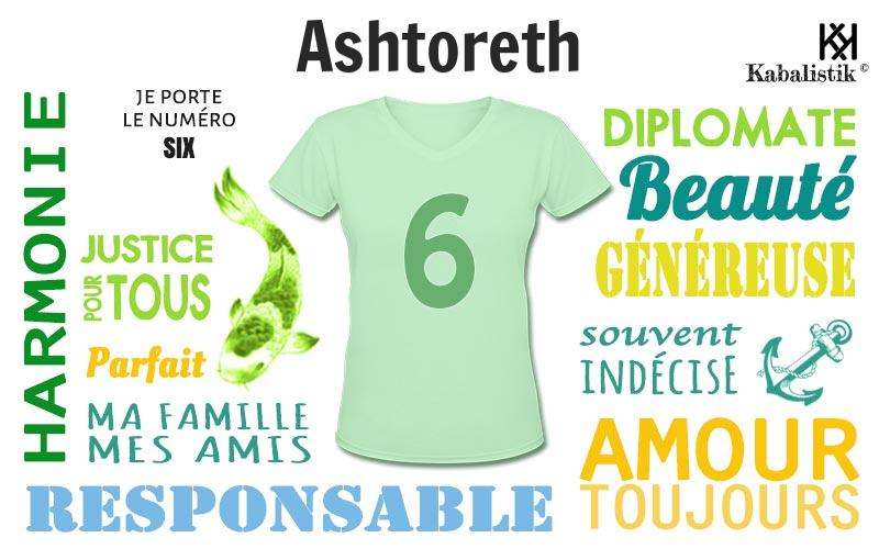 La signification numérologique du prénom Ashtoreth
