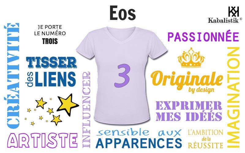 La signification numérologique du prénom Eos
