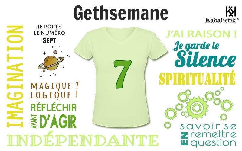 La signification numérologique du prénom Gethsemane