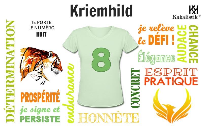 La signification numérologique du prénom Kriemhild