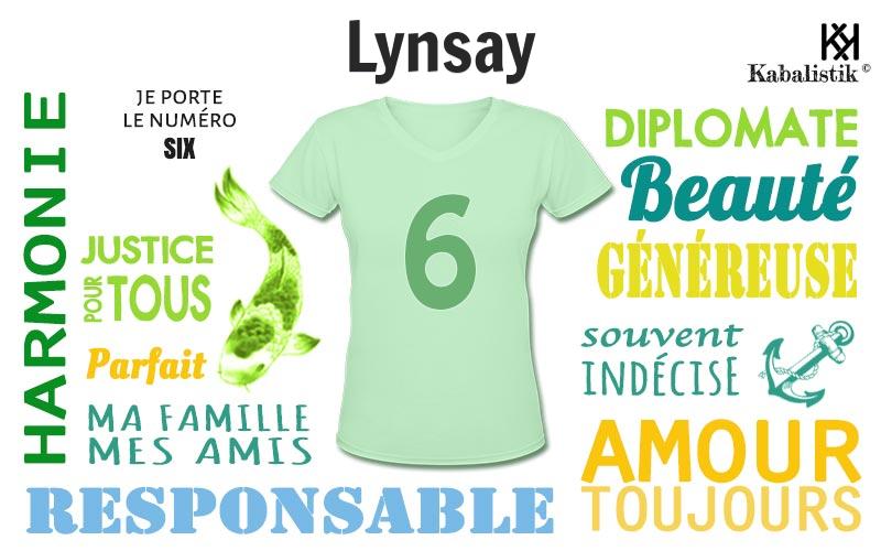 La signification numérologique du prénom Lynsay
