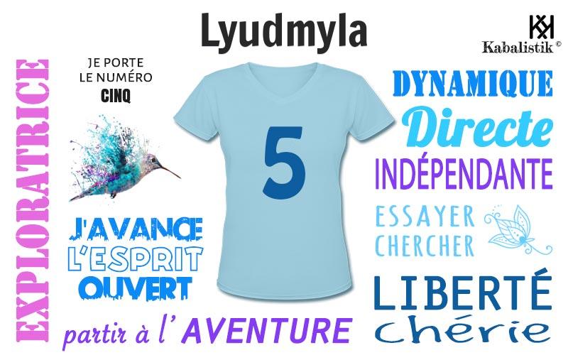 La signification numérologique du prénom Lyudmyla
