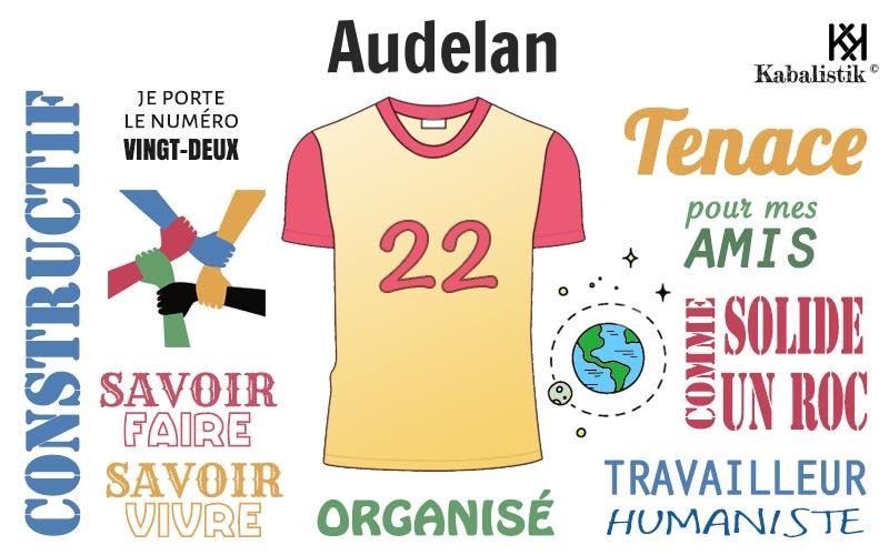 La signification numérologique du prénom Audelan