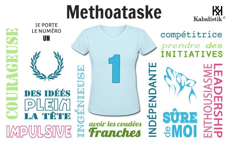 La signification numérologique du prénom Methoataske