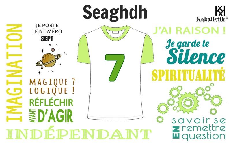 La signification numérologique du prénom Seaghdh