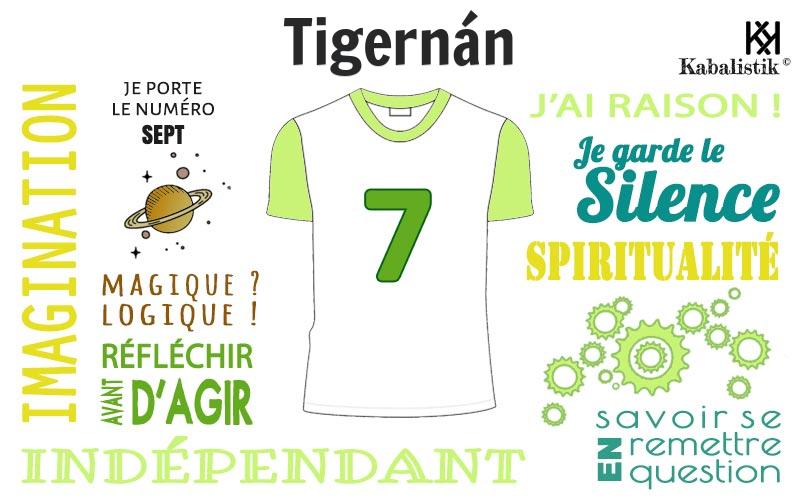 La signification numérologique du prénom Tigernán