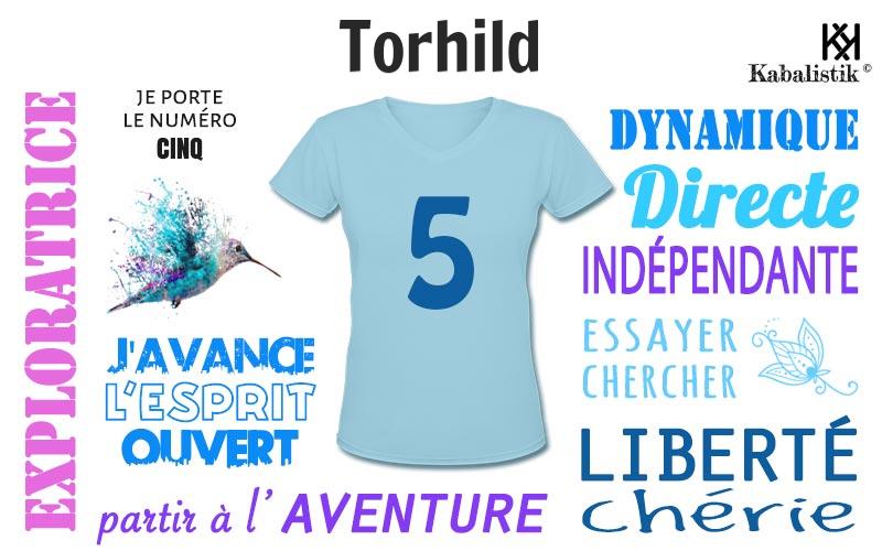 La signification numérologique du prénom Torhild