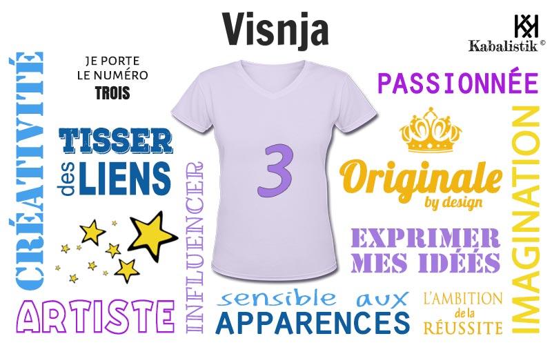 La signification numérologique du prénom Visnja