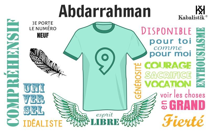 La signification numérologique du prénom Abdarrahman