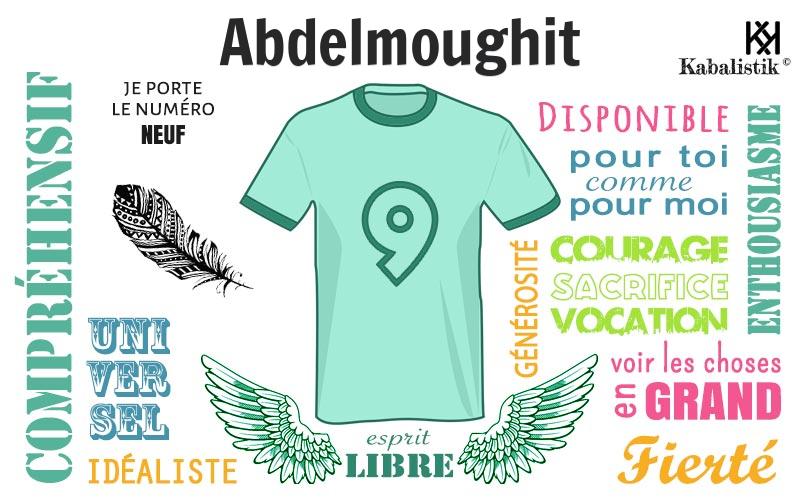 La signification numérologique du prénom Abdelmoughit