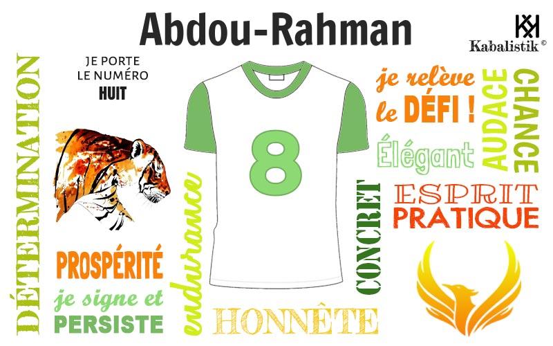 La signification numérologique du prénom Abdou-Rahman