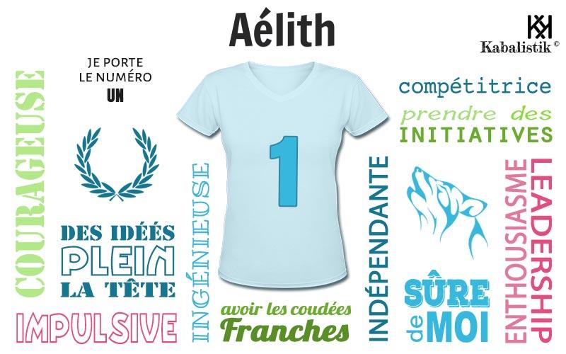 La signification numérologique du prénom Aélith