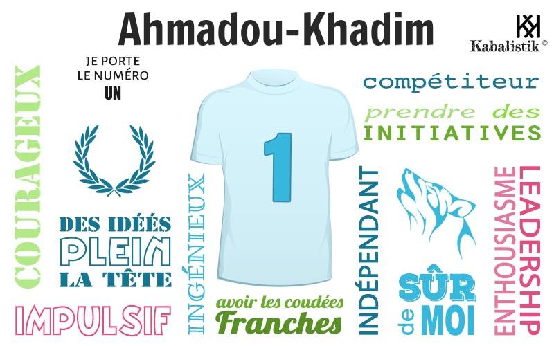 La signification numérologique du prénom Ahmadou-Khadim