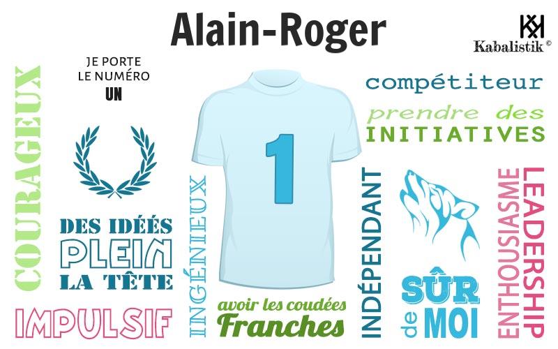 La signification numérologique du prénom Alain-Roger