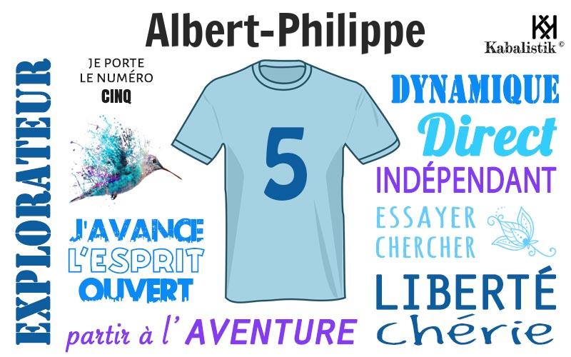 La signification numérologique du prénom Albert-Philippe