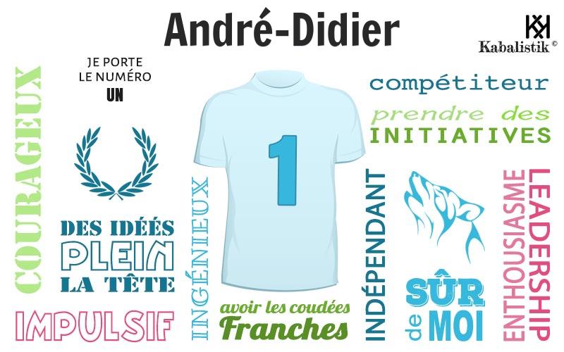 La signification numérologique du prénom André-Didier