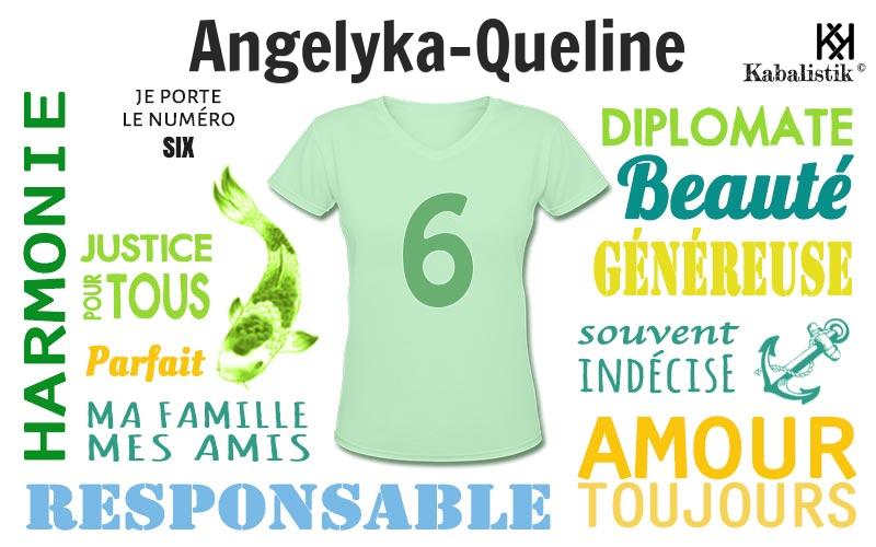 La signification numérologique du prénom Angelyka-Queline