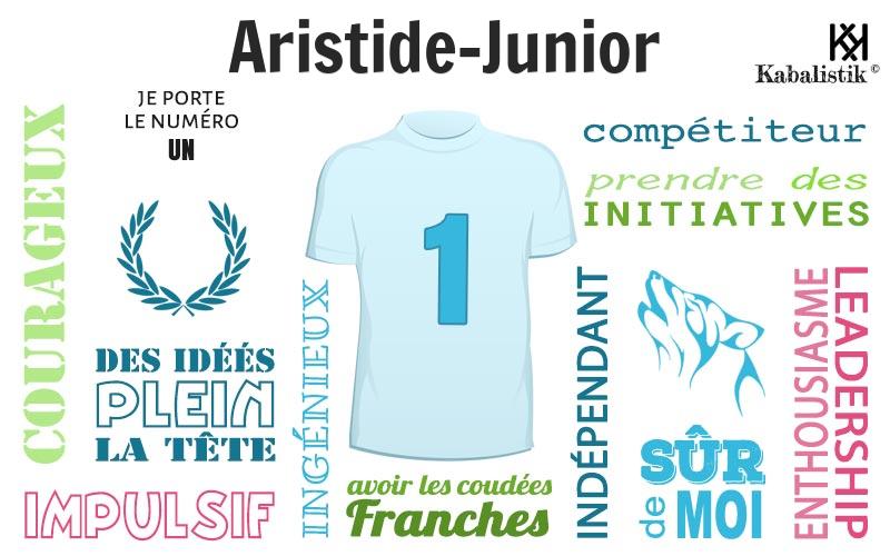 La signification numérologique du prénom Aristide-Junior
