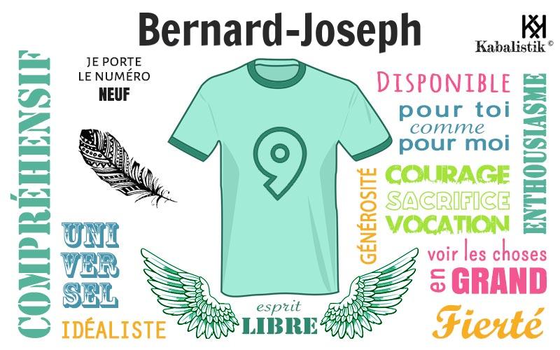 La signification numérologique du prénom Bernard-Joseph